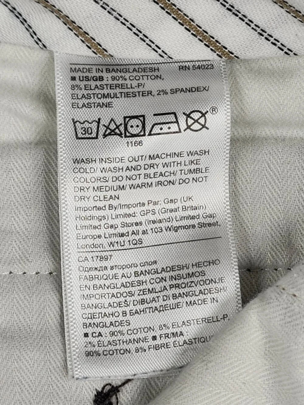 Banana Republic Mens 30x32 Tan Beige Aiden Chino Performance Comfort Pants EX